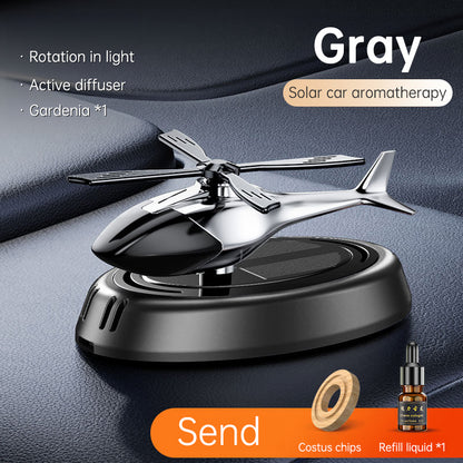 Solar Rotating Helicopter Car Air Freshener